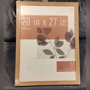 NEW MCS INDUSTRIES STUDIO GALLERY 2 FRAME NATURAL WOODGRAIN FINISH 20" x 27"